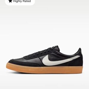 Nike Women’s Black & White Low-Top Sneakers with Gum Sole